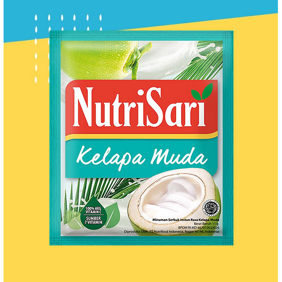 

Nutrisari Kelapa Muda 1 Renceng Isi 10 Original Asli