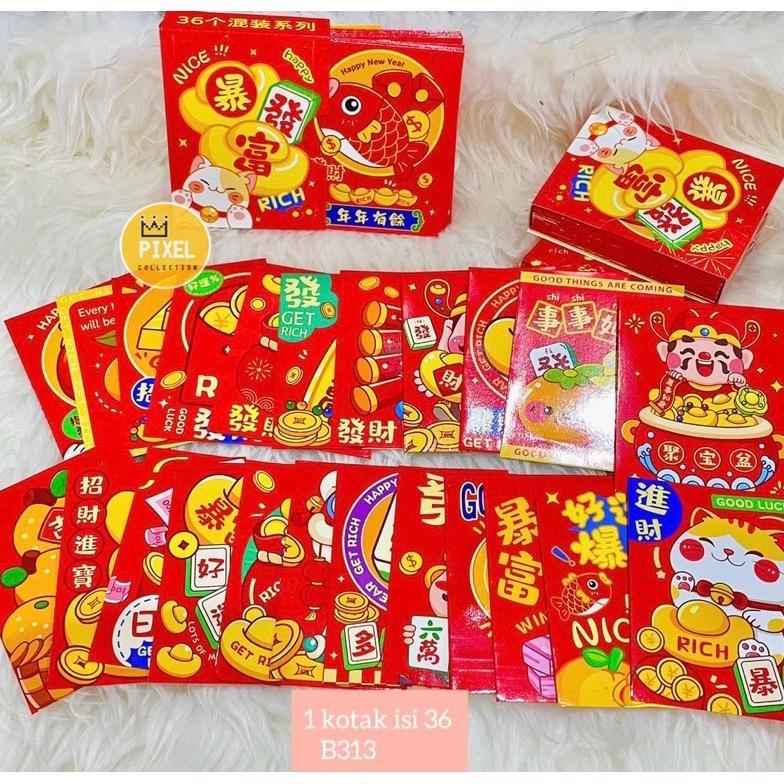

Mlarak Store ANGPAO IMLEK KOTAK ISI 36 GAMBAR LUCU 2025 SHIO ULAR