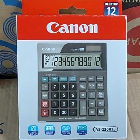 

TERBARU - Kalkulator 12 digit Canon AS-220RTS (per pcs)