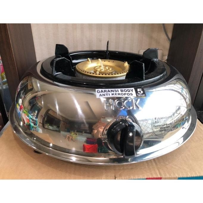 KOMPOR HOCK 120MG Kompor Gas Stainless Hock Mutiara Gold 1 tungku - KG