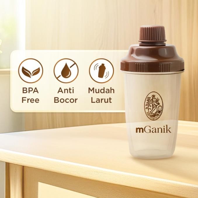 

Mganik Multigrain Metafiber Botol Minum Shaker 300ml