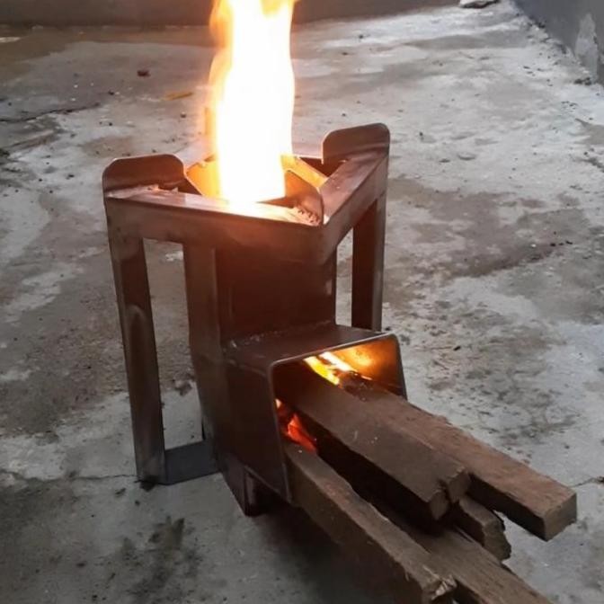 Kompor Kayu / Rocket Stove Ekonomis Harga Promo