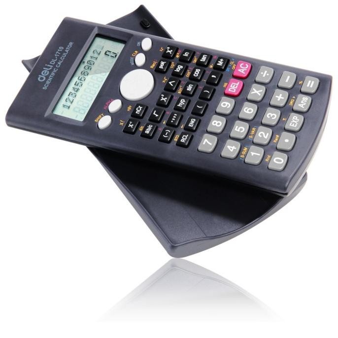 

TERBARU - KALKULATOR ILMIAH SCIENTIFIC DELI 1710 SIN COS SEKOLAH SCIENTIFIC