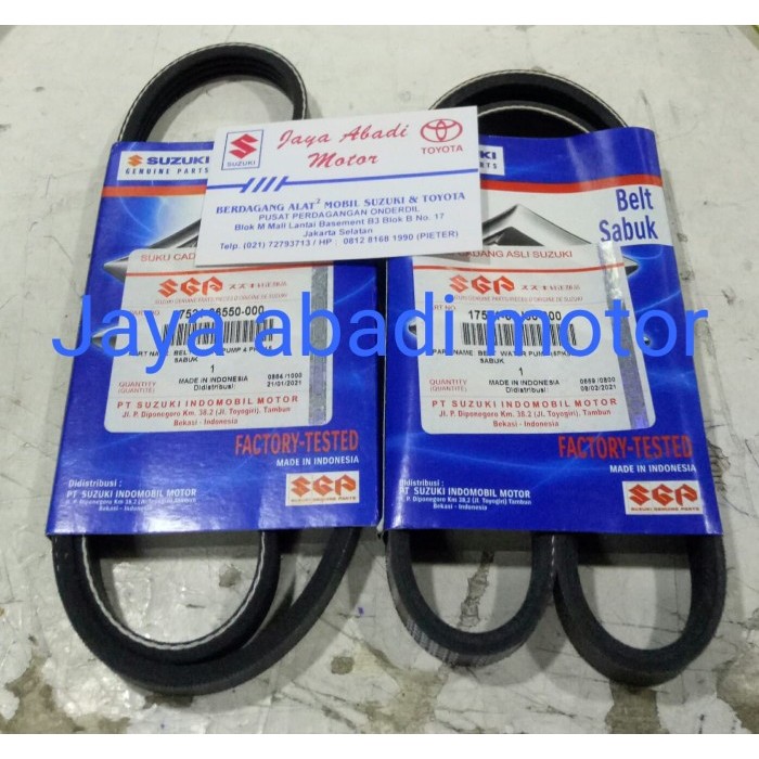 New.. Fan Belt Sx4, Neo Baleno Original Sgp