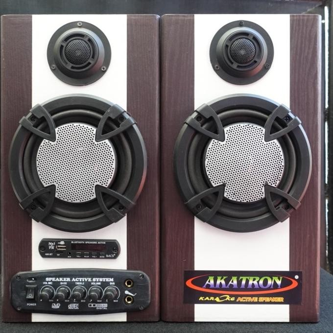 SPEAKER AKTIF 6 INCH AKATRON BLUETOOTH SUBWOOFER BASS MANTAP