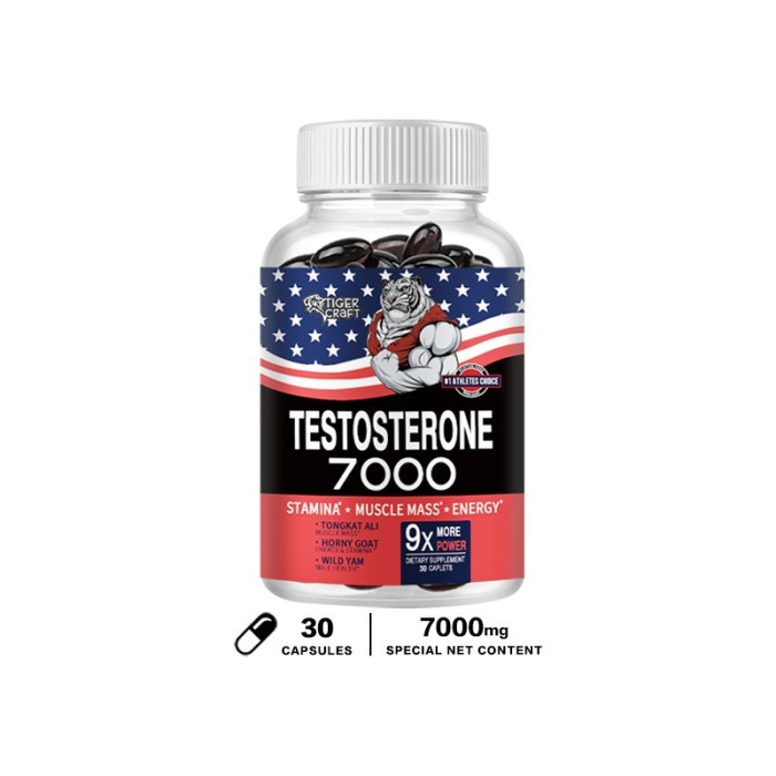 PROMO - TESTOSTERONE - With Tongkat Ali, Saw Palmetto - Men's Energy Vitamin - - Terlaris