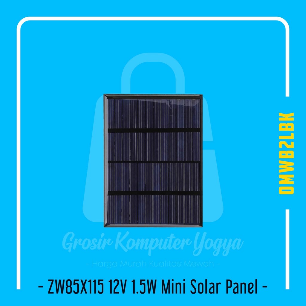 ZW85X115 12V 1.5W DIY Mini Solar Panel Panel Surya
