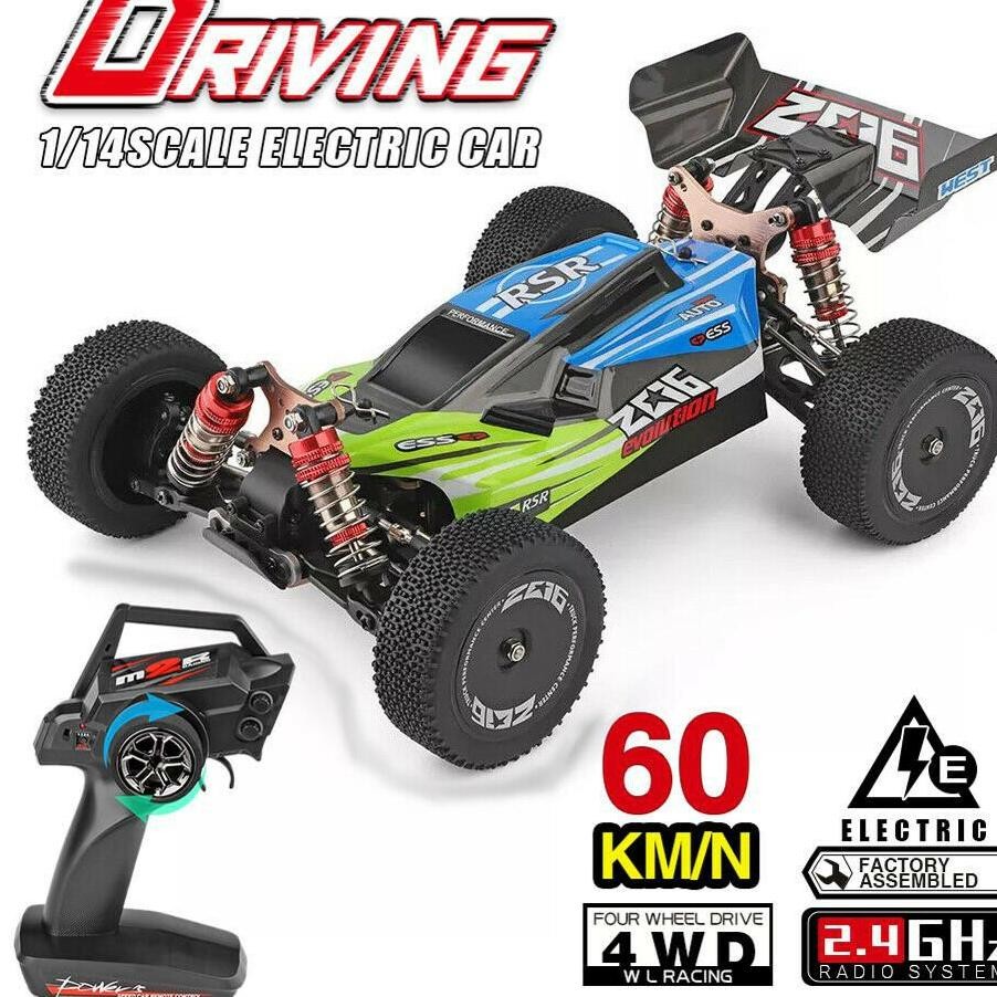 Rc Car Buggy Wl 144001 114 4Wd 60Mh Metal Chai Rtr