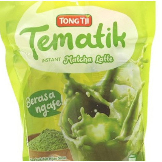 

Tong Tji Tematik Matcha Latte 1 Renceng Isi 5 Original 100%