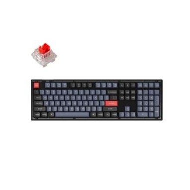 Keychron V6 QMK Custom Fully Assembled Non Knob - Frosted Black