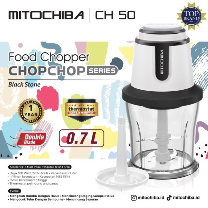 Mitochiba Mito Food Chopper Ch 50 CH50 CH-50 Chopper Blender