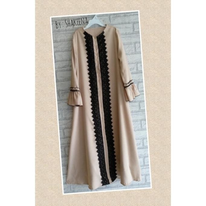 Miliki Baju Muslim Gamis Wanita Syari Terbaru Katun Madinah Kombinasi