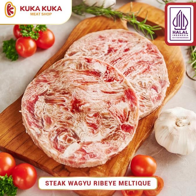 

Terbaru Beef Steak Wagyu Ribeye / Cuberoll Meltique 1 Kg - 5 Pcs
