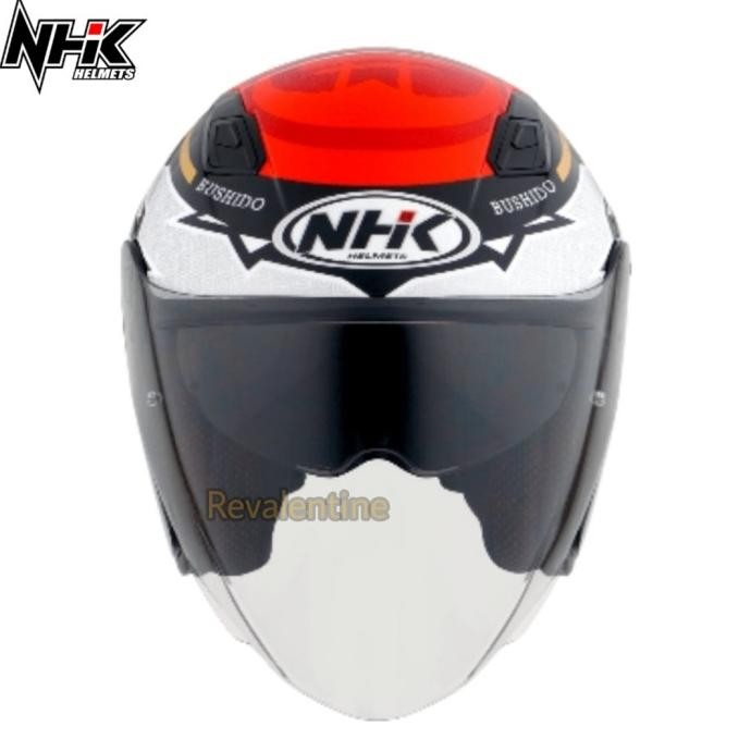 NHK S1GP PRO Mihail Florov Double Visor | Helm Half Face S1-GP motif KUN