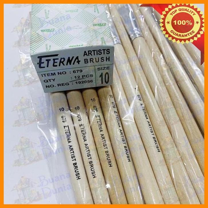 

(BUAN) KUAS GAMBAR ETERNA 10 INCH | KUAS LUKIS | ARTIST PAINT BRUSH | ATK