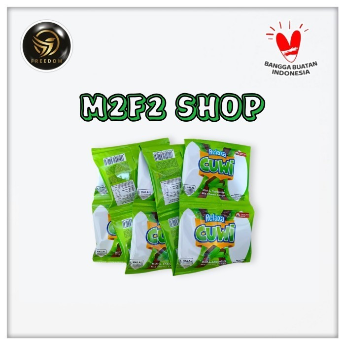 

Relaxa Cuwi Mint & Chocolate Mix Chewy Candy Permen Kunyah Rasa Mint & Cokelat Sachet - 12,5 gr