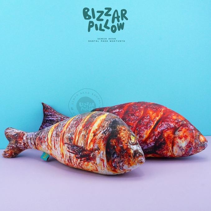 Sale Bantal Ikan Boneka Ikan Bantal Unik Bantal Boneka Ikan Bakar Prank M
