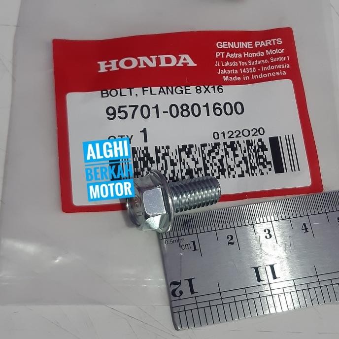 Baut Pembuangan Oli Gardan Vario Beat PCX Original Honda 95701-0801600