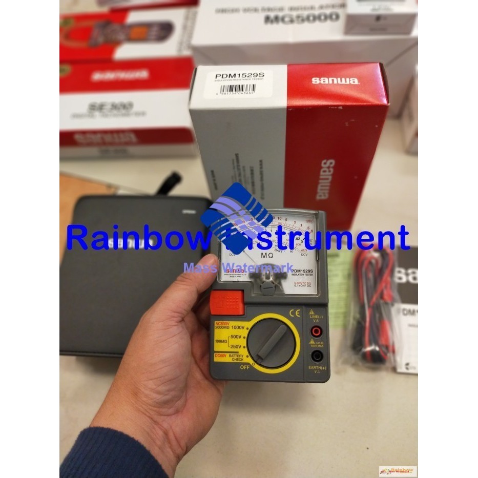 Jual Sanwa Pdm1529S Analog Insulation Tester Pdm 1529 Sanwa Original