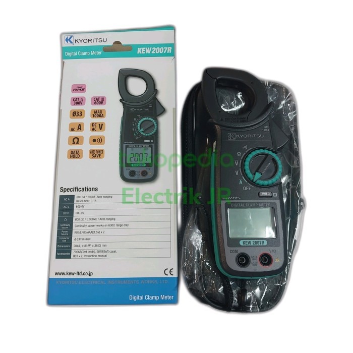 Jual Tang Amper Kyoritsu 2007R Digital Clamp Amper