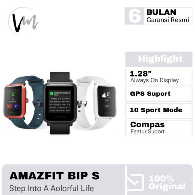 Amazfit BIP S GPS - SmartBand bip s A1821