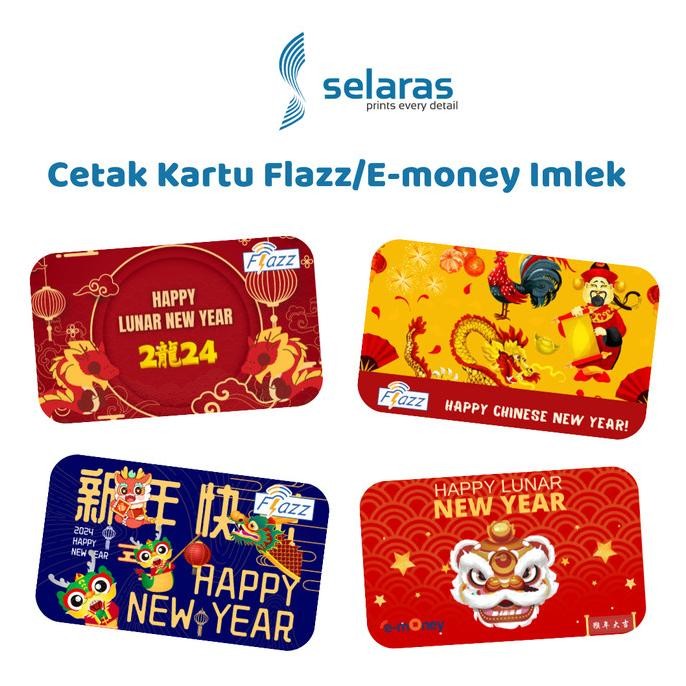 

Angpau Imlek Kartu Flazz BCA Emoney Mandiri Chinese New Year Custom SS99
