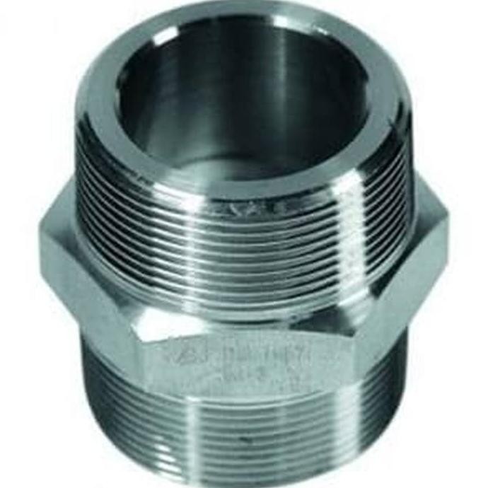 

1 1/2 Inch Double Nepel Ss304 #3000 Terlaris