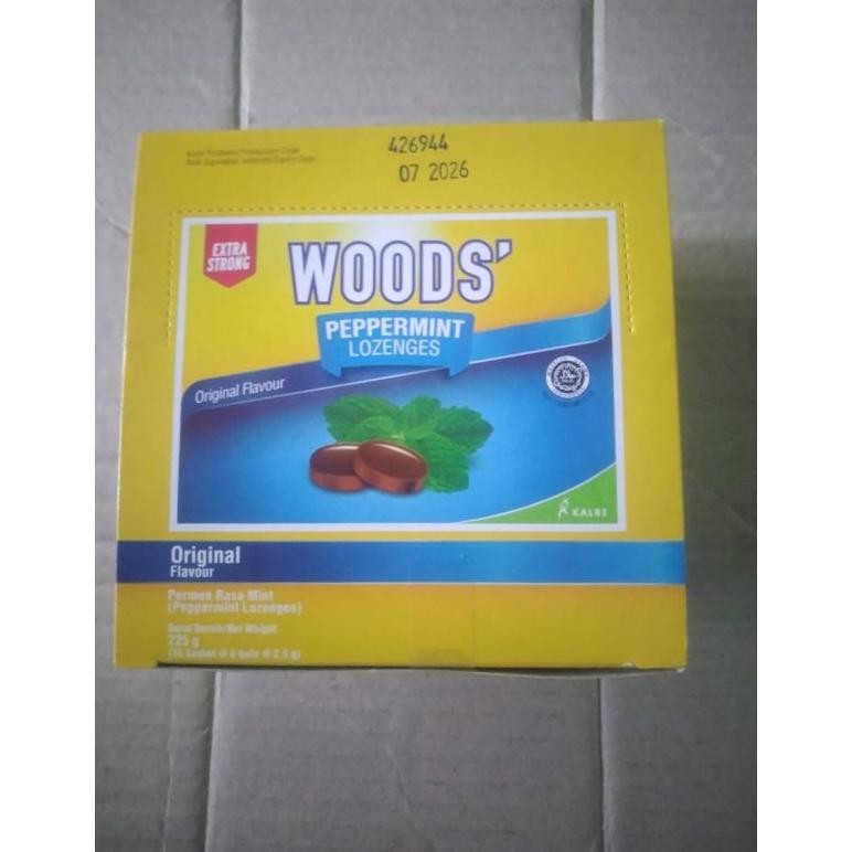 

Lm - permen Woods peppermint original per box