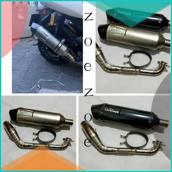 knalpot leovince Aerox 155 knalpot racing leovince Aerox 155 thailand