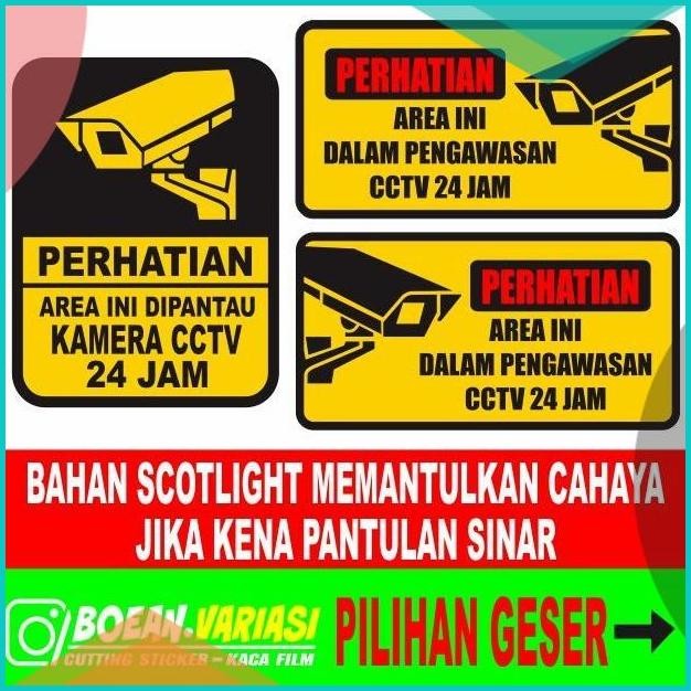 

Sticker CCTV Buat Rumah Gudang Kantor Toko 07D35Z4 on sale