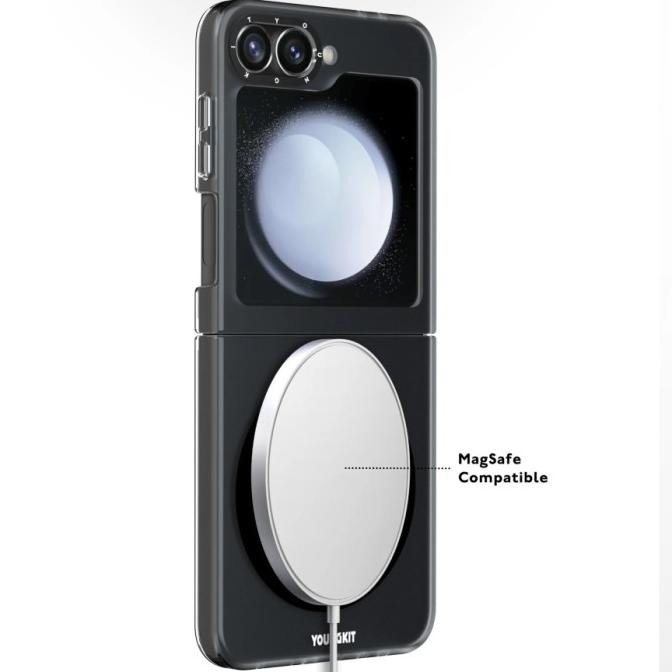 

Youngkit Case Samsung Galaxy Z Flip 6 - Hidden Sand Clear Magsafe Casing Flip Terlaris