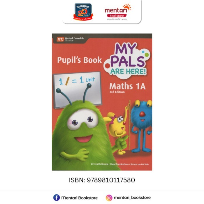 

My Pals are Here Maths Pupil's Book 3 Edition Buku Pelajaran SD