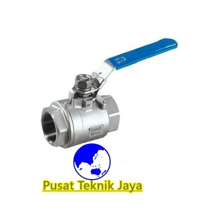 

Kran Air Ball Valve Sankyo 2Pc Stainless Steel 2"(Inch) Terlaris