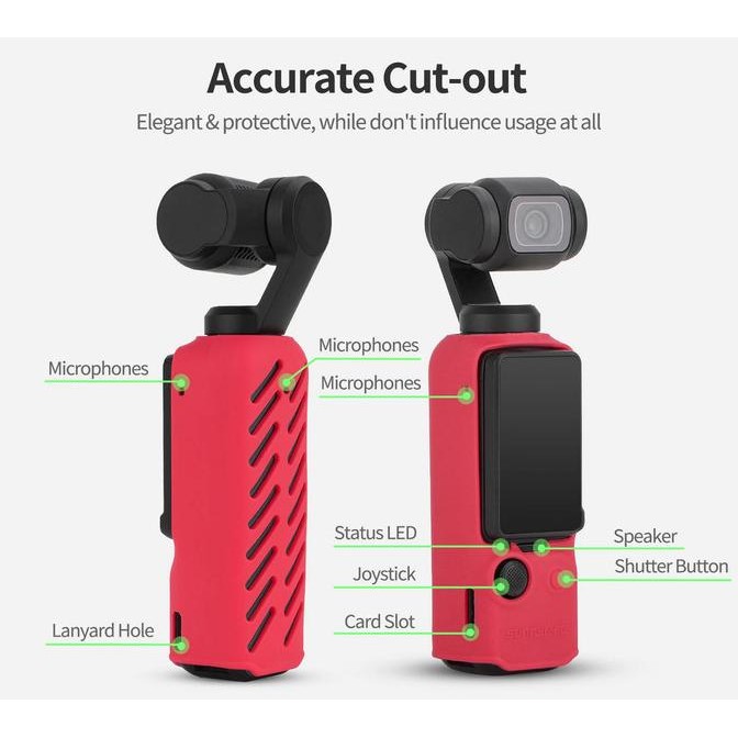 

Sunnylife Silicone Cover Anti Heat Protector Case Dji Osmo Pocket 3 Terlaris