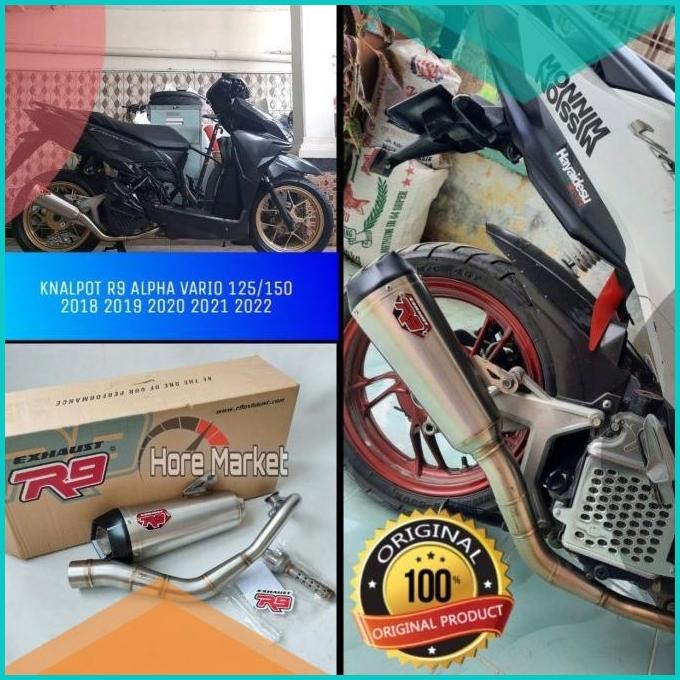 KNALPOT R9 ALPHA SERIES KNALPOT R9 VARIO NEW VARIO 2018 KNALPOT RACING
