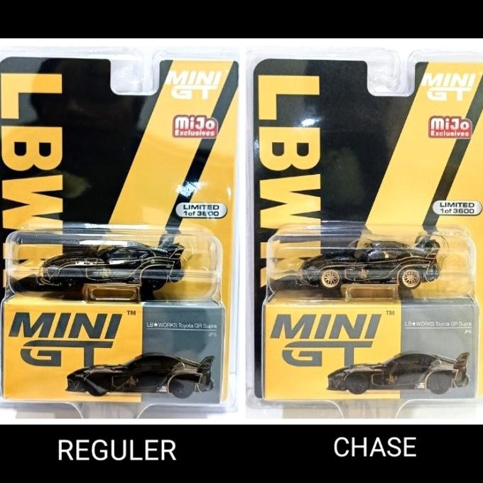 MINI GT 325 LB WORKS Toyota GR Supra JPS Limited Super Chase Car