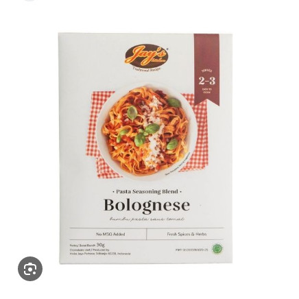 

Bumbu Jays Bolognese Pasta Seasoning BlendOriginal 100%