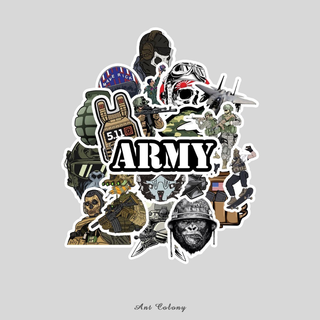 

Wrap* Stiker Pack Army Doff Laminasi Tentara Wrap Skin Stiker Garksin CUSTOM Gratis (2pcs)