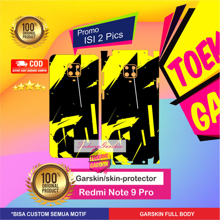 

Wrap* Redmi Note 9 Pro Wrap Skin Stiker Garksin CUSTOM Gratis (2pcs)