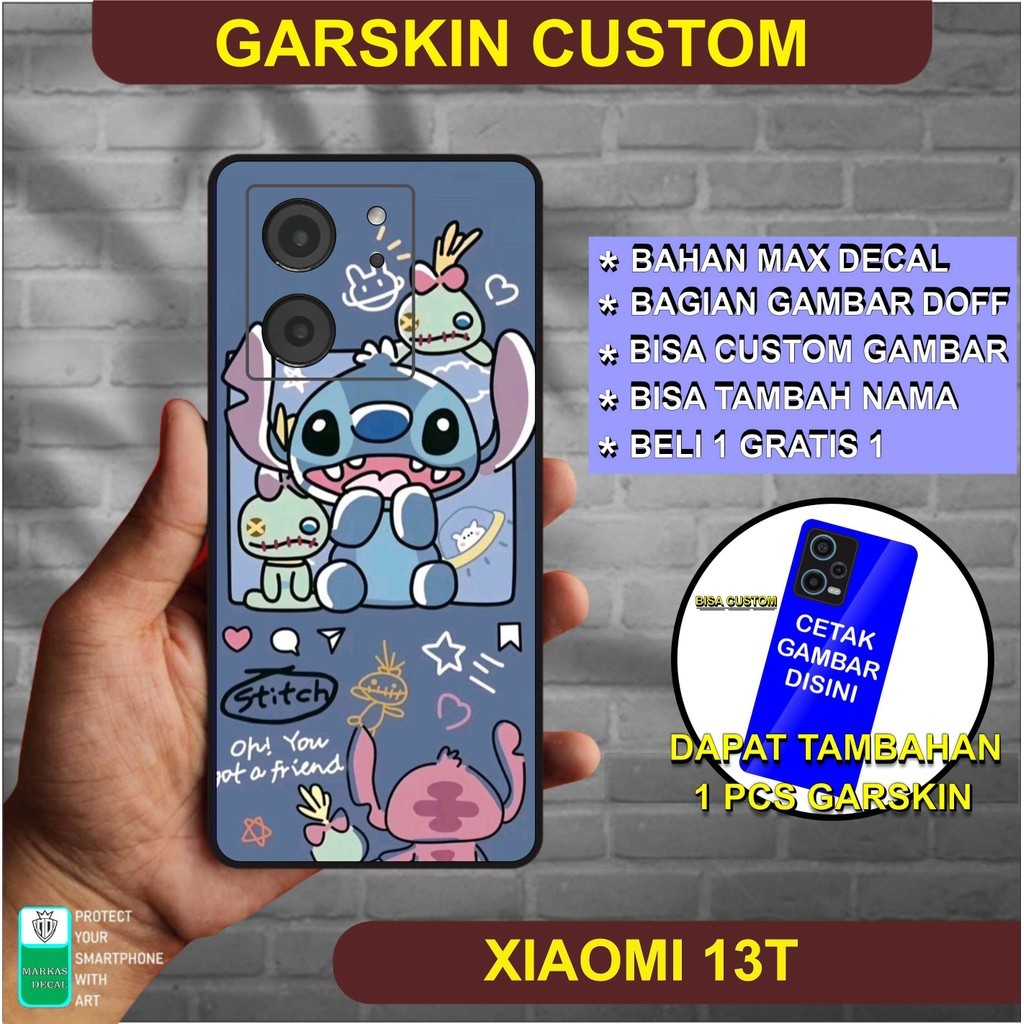 

Wrap* Antigores Xiaomi Mi 13t Kode 77 Back Wrap Skin Stiker Garksin CUSTOM Gratis (2pcs)
