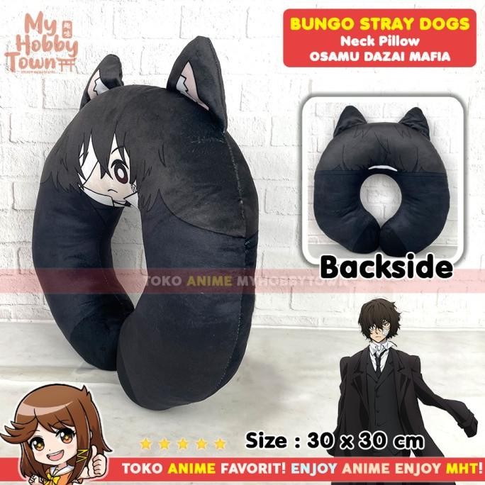 Bantal Leher Anime Bungou Stray Dogs Neck Pillow : Osamu Dazai Mafia Ver.