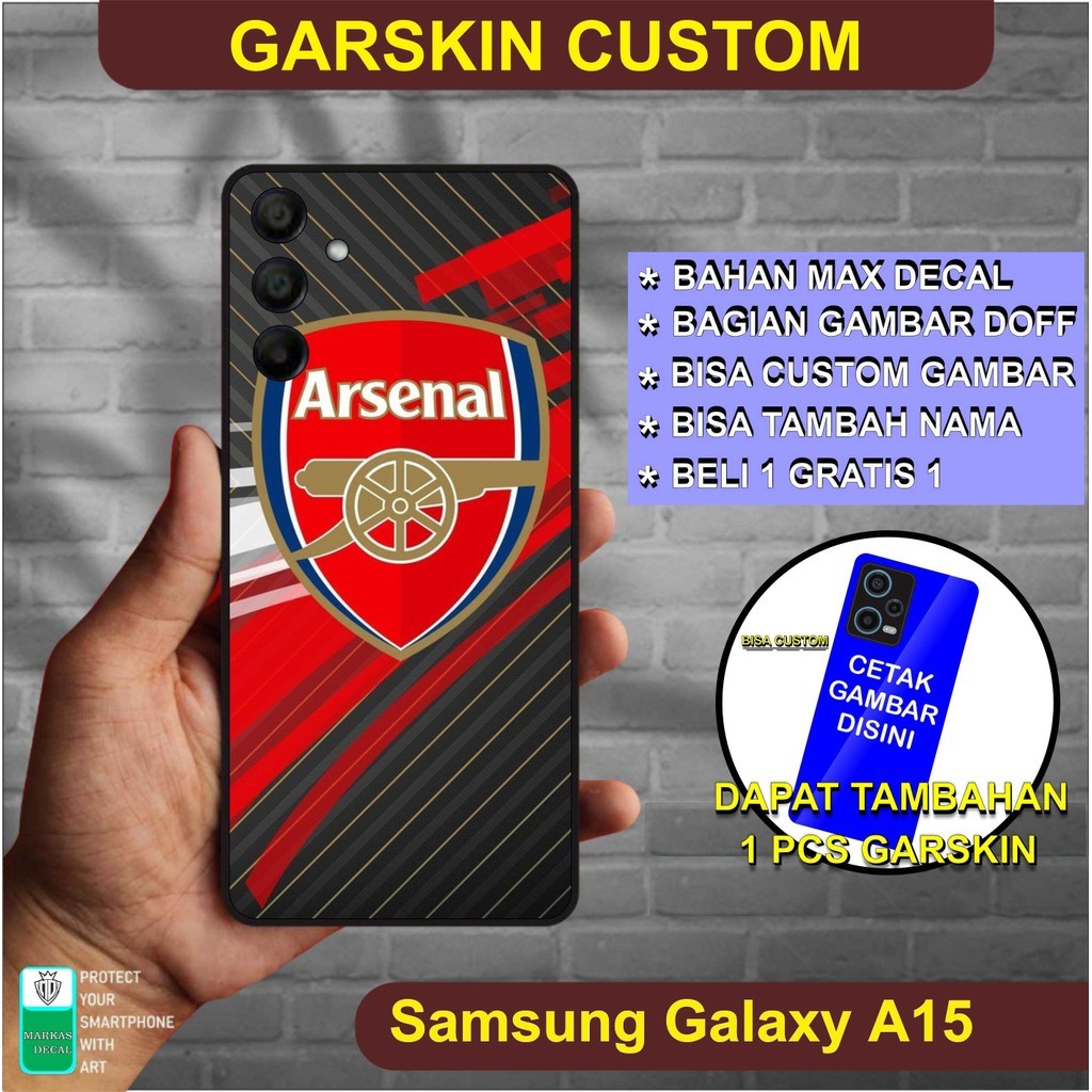 

Wrap* Samsung Galaxy A15 Wrap Skin Stiker Garksin CUSTOM Gratis (2pcs)