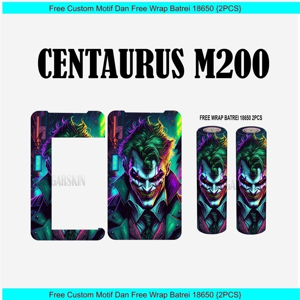 

Wrap* Inner Centaurus M200 Wrap 18650 Top Wrap Skin Stiker Garksin CUSTOM Gratis (2pcs)