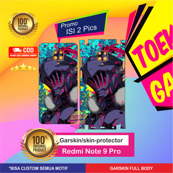 

Wrap* Redmi Note 9 Pro Wrap Skin Stiker Garksin CUSTOM Gratis (2pcs)