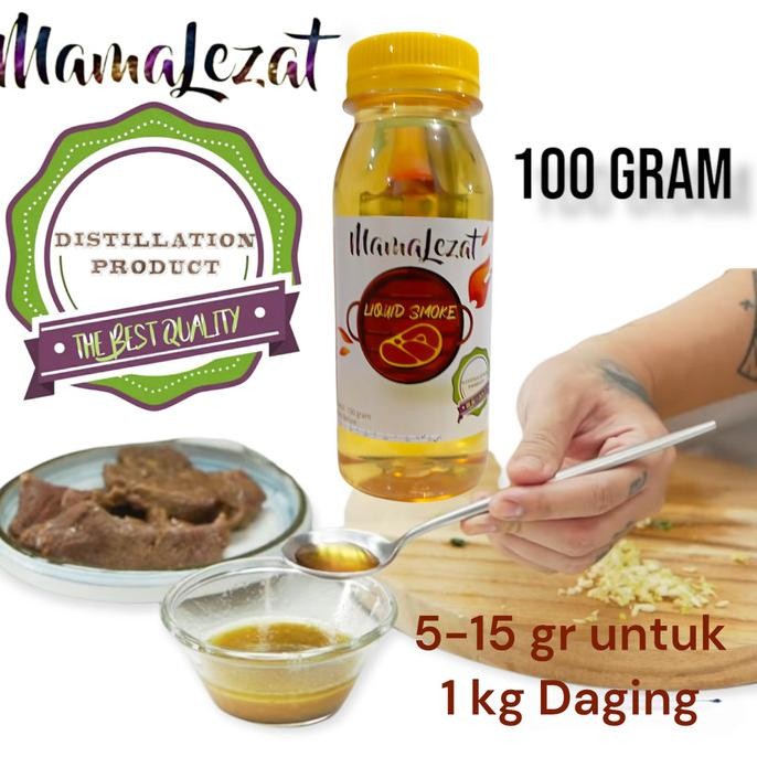 

MamaLezat Bumbu Saus Asap Cair BBQ 500 gram Seasoning Smoked Flavour SM88