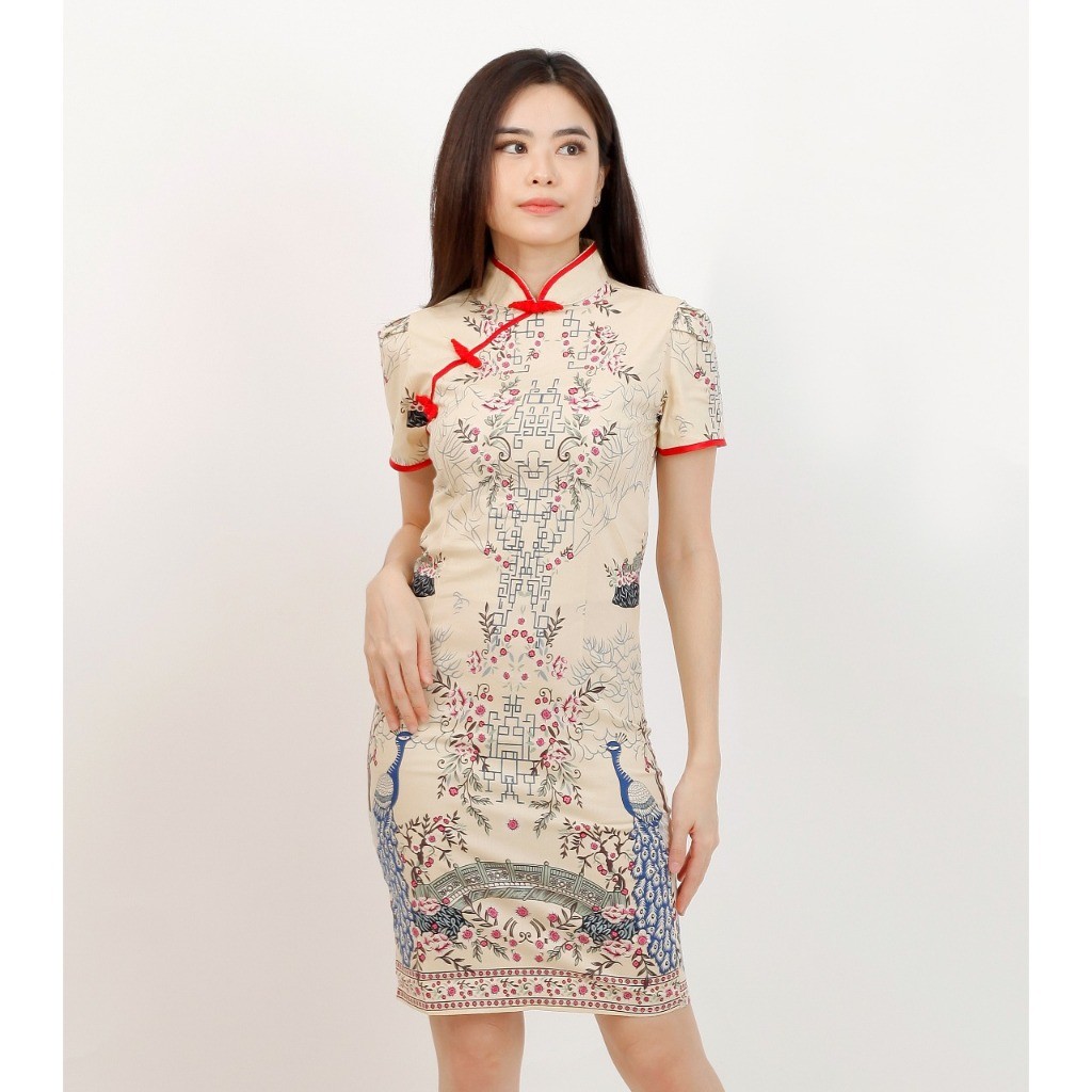 Dresh Ceongsam Deres Natalan Deres Congsham Dres Cewek Dris Hari Raya Imlek Dres Model Terbaru Drish