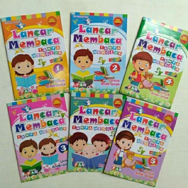 

PROMO SPECIAL Paket Buku Lancar Membaca Tanpa Mengeja PAH Untuk TK dan Paud