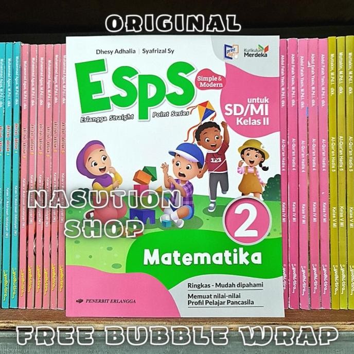 

GRATIS ONGKIR Buku Esps Matematika Kelas 2 SD/MI Erlangga Kurikulum Merdeka KURMER