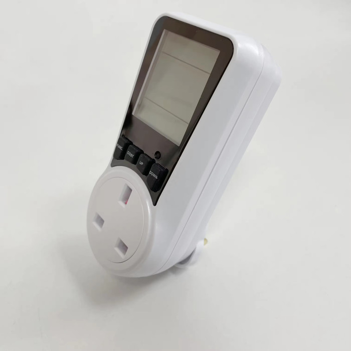 Paling Baik Watt Meter Ac Colokan Kaki 3 (Ac) Dengan Backlight Power Meter Mengukur Tegangan Arus