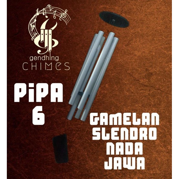 LONCENG ANGIN NADA GAMELAN JAWA SLENDRO NADA JAWA WINDCHIMES PIPA 6